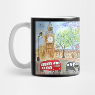 Big Ben, Naive London Image Mug